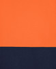6CHVF JB's Wear 350G Hi Vis Half Zip Trade Fleece Orange/Navy Fabric