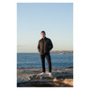 L7680 Identitee Men's Puffer Jacket Black Lifestyle
