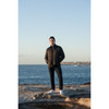 L7680 Identitee Men's Puffer Jacket Black Lifestyle 2