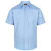 W02 Identitee Rodeo Mens Short Sleeve Shirt Mid Blue