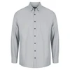 W65 Identitee Reuben Mens Long Sleeve Shirt Grey