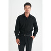 W90 Identitee Blake Mens Long Sleeve Shirt Black Model Front