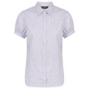 W39 Identitee Sussex Ladies Short Sleeve Shirt Grape