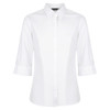 W68 Identitee Baxter Ladies 3/4 Sleeve Shirt White