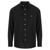 W71 Identitee Floyd Mens Long Sleeve Shirt Black