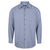W54 Identitee Hudson Mens Long Sleeve Shirt Navy/Black/White