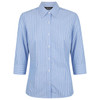 W43 Identitee York Ladies 3/4 Sleeve Shirt Blue W43 Identitee York Ladies 3/4 Sleeve Shirt Blue