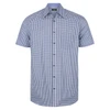 W55 Identitee Hudson Mens Short Sleeve Shirt Navy/Black/White
