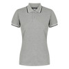 P15 Identitee Bobby Ladies Polo Charcoal/Black/White P15 Identitee Bobby Ladies Polo Charcoal/Black/White