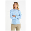 W45 Identitee Miller Ladies Long Sleeve Shirt Sky/White Model Front