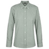W45 Identitee Miller Ladies Long Sleeve Shirt Racing Green/White