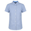 W57 Identitee Hudson Ladies Short Sleeve Shirt Navy/Sky/White