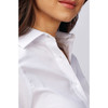 W77 Identitee Dexter Ladies Long Sleeve Shirt White Collar Detail