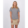 T15 Identitee Stevie Ladies T-Shirt Black/White Model Front