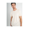 T21 Identitee Benny Mens T-Shirt Ecru Model Side