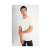 T21 Identitee Benny Mens T-Shirt Ecru Model Angle