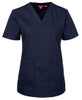 4SRT1 JB's Wear Ladies Scrubs Top Navy