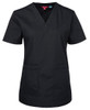 4SRT1 JB's Wear Ladies Scrubs Top Black 4SRT1 JB's Wear Ladies Scrubs Top Black