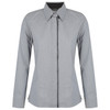 W27 Identitee Stella Ladies Long Sleeve Shirt Black/White