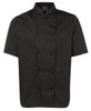 5CJ2 JB's Wear S/S Unisex Chefs Jacket Black 5CJ2 JB's Wear S/S Unisex Chefs Jacket Black