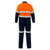 FCT005A Flamebuster HRC2 Inherent Hi Vis Reflective Coverall Orange / Navy Back