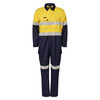 FCT005A Flamebuster HRC2 Inherent Hi Vis Reflective Coverall Yellow / Navy Back