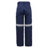 FPL019 Flamebuster Womens HRC2 Inherent Reflective Cargo Pant Navy Back