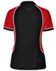 PS78 Winning Spirit Womens Arena Polo Black/Red Back