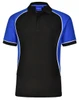 PS77 Winning Spirit Mens Arena Polo Black/Royal