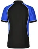 PS77 Winning Spirit Mens Arena Polo Black/Royal Back