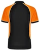 PS77 Winning Spirit Mens Arena Polo Black/Orange Back