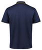 P313MS Biz Collection Focus Mens Short Sleeve Polo Navy/Gold Back