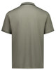 P313MS Biz Collection Focus Mens Short Sleeve Polo Taupe/Black Back