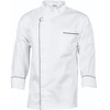 1124 DNC Workwear Cool-Breeze Modern Chef Jacket Long Sleeve White
