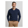RJP266M Biz Corporates Mens Osaka Pineapple Knit Jumper Navy Model