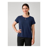 RU569LS Biz Corporates Womens Evelyn Short Sleeve Blouse Navy Model Alternate