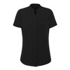 RB977LS Biz Corporates Womens Juliette Short Sleeve Blouse Black