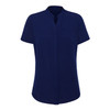 RB977LS Biz Corporates Womens Juliette Short Sleeve Blouse Navy