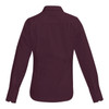 40310 Biz Corporates Womens Hudson Long Sleeve Shirt Wine Back
