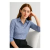 43411 Biz Corporates Womens Springfield 3/4 Sleeve Shirt French Navy Model