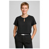 RB261LS Biz Corporates Womens Vienna Short Sleeve Blouse Black Model