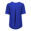 RB261LS Biz Corporates Womens Vienna Short Sleeve Blouse Cobalt Back