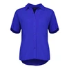RB365L Biz Corporates Womens Dahlia Short Sleeve Blouse Cobalt