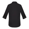 RS968LT Biz Corporates Womens Charlie 3/4 Sleeve Shirt Black Back