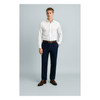 70112R Biz Corporates Mens Cool Stretch Flat Front Pant (Regular) Navy Model
