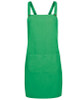 5ACBC JB's Wear Cross Back Canvas Apron (Without Straps) Pea Green