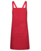 5ACBC JB's Wear Cross Back Canvas Apron (Without Straps) Red