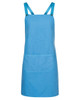 5ACBC JB's Wear Cross Back Canvas Apron (Without Straps) Aqua
