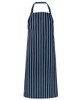 5BSNP JB's Wear Bib Striped Apron Without Pocket Navy/White 5BSNP JB's Wear Bib Striped Apron Without Pocket Navy/White