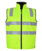 6D4RV JB's Wear Hi Vis (D+N) Reversible Vest Lime/Black 6D4RV JB's Wear Hi Vis (D+N) Reversible Vest Lime/Black